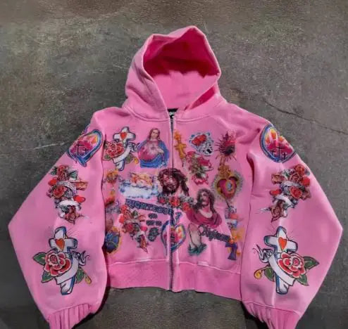 Religious printed jacket