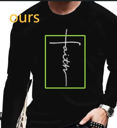 Jesus Letter Graphic Pullover Hoodie