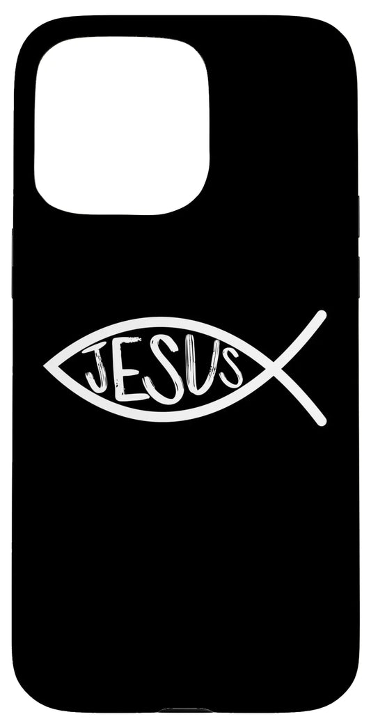 iPhone 15 Pro Max Ichthys Jesus - Christian Ichthus Fish - Faith - Ichthys4m3 Case