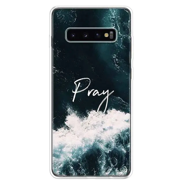 God Jesus Pray Phone Case for Samsung Galaxy S20-S24