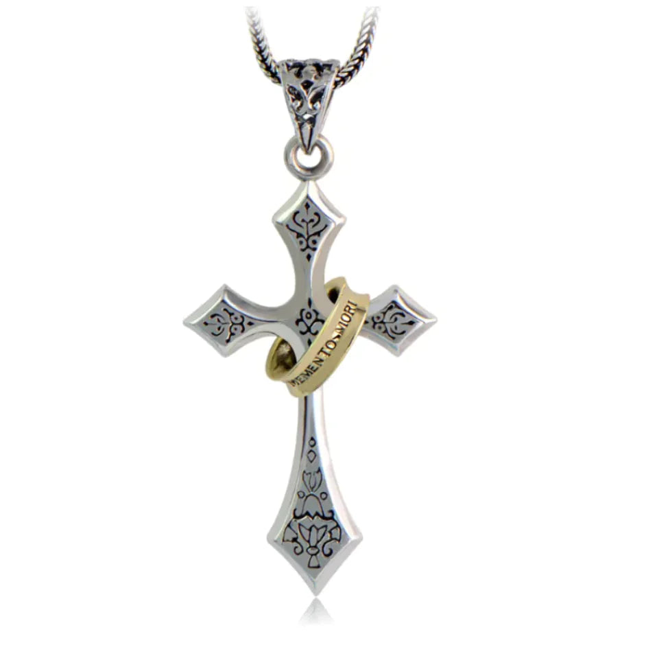 Sterling Silver Jesus Cross Pendant