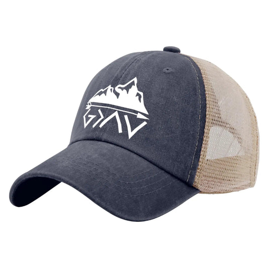 Philysonic Dad Hat God is Greater Than The Highs and Lows Hat Trucker Hat Women Trendy Mesh Baseball Cap for Summer