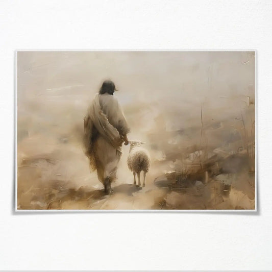 Jesus Leaves The 99 Wall Art