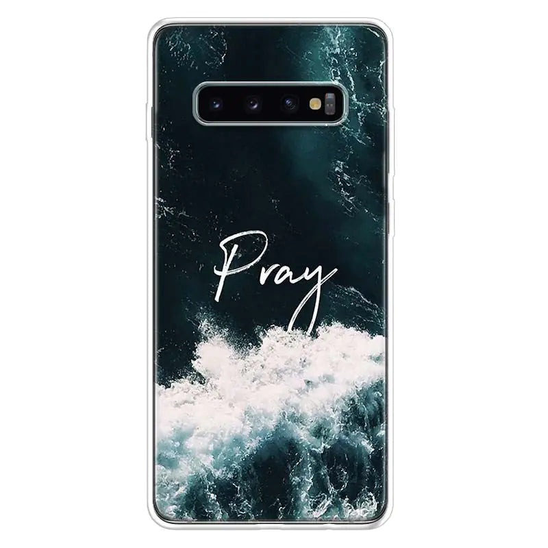 God Jesus Pray Phone Case for Samsung Galaxy S20-S24