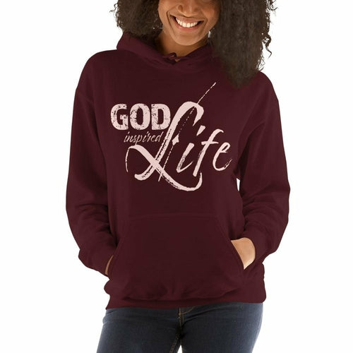 Womens Hoodie - Pullover Sweatshirt - God Inspired Life