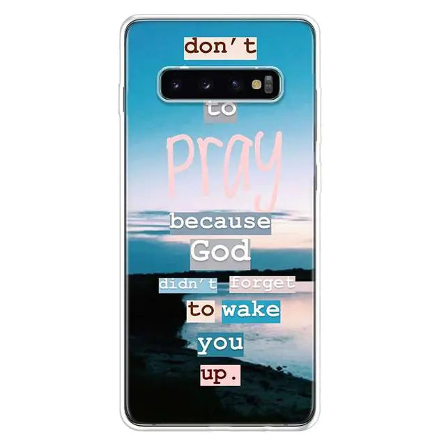 God Jesus Pray Phone Case for Samsung Galaxy S20-S24