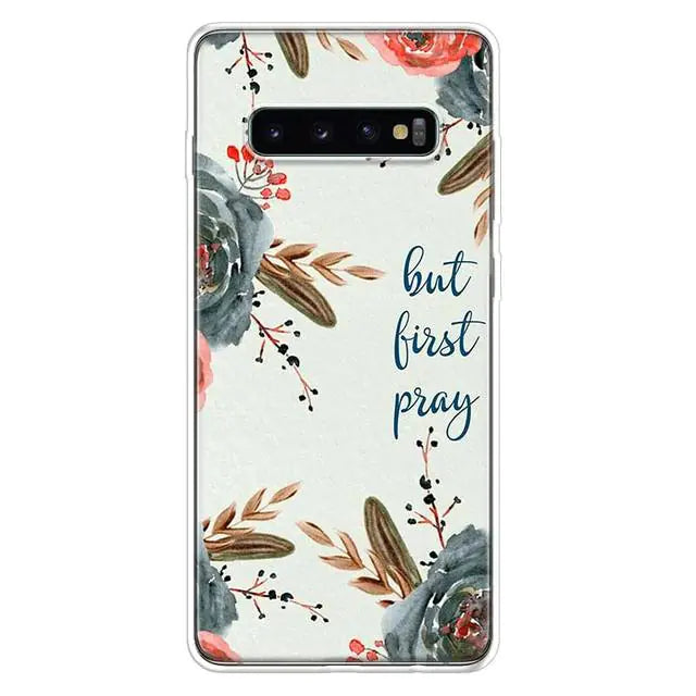 God Jesus Pray Phone Case for Samsung Galaxy S20-S24