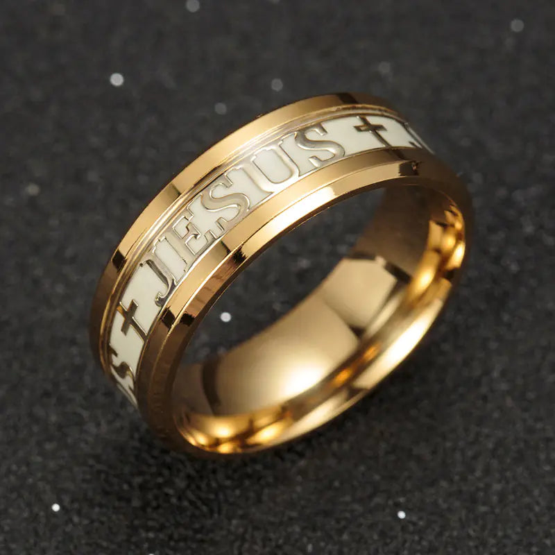 Jesus Stainless Steel Ring
